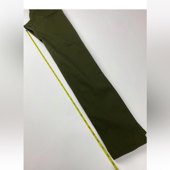 H&M Super Stretch Dark Green Straight Ankle Pants NWT Size 6 - Picture 6 of 8
